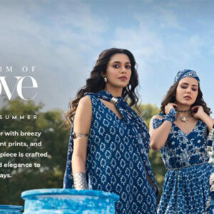 Libas Womens Embroidered Silk Blend Straight Kurta With Trousers and Dupatta